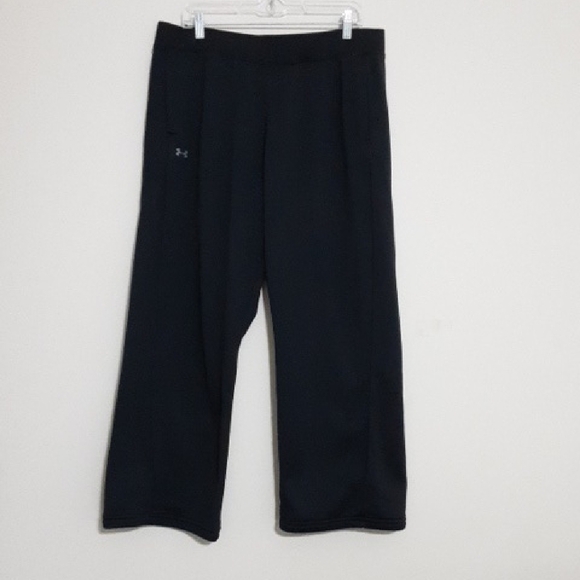 Under Armour Men Black Pull On Sweaterpant Loose Baggy Ttaining Casual  XLT Camp - Picture 1 of 6
